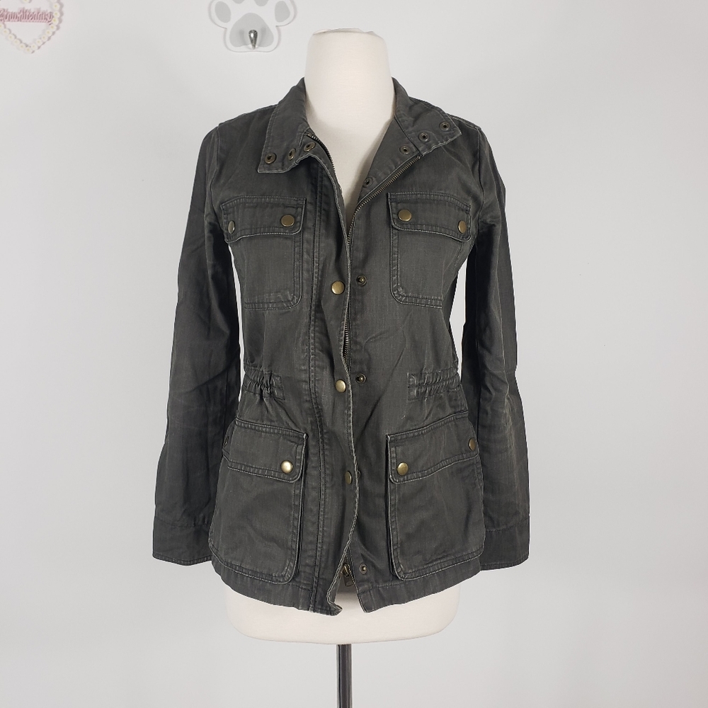J. Crew Green Boyfriend Relaxed Jacket XXS